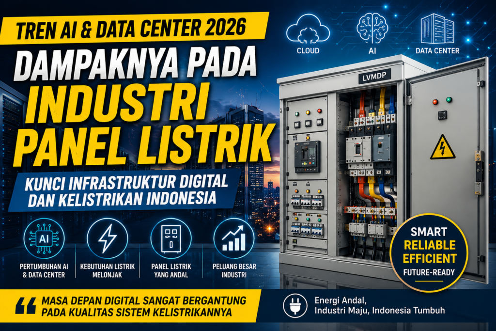 Tren AI & Data Center 2026: Mengapa Industri Panel Listrik Jadi Kunci Masa Depan Kelistrikan Indonesia?